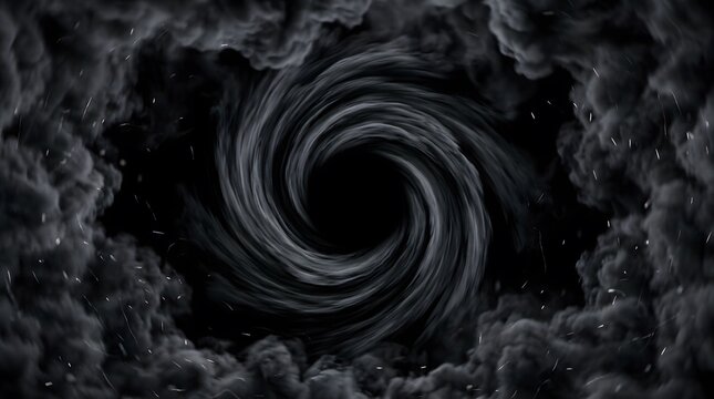 A swirling vortex of dark energy and shadows creates a captivating halloween background perfect for spooky designs and eerie atmospheric effects embodying mystery