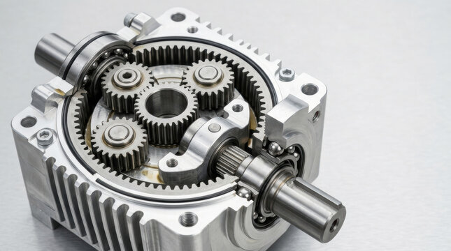 Mechanical drivetrain research with sustainable energy technology and precision gear assembly