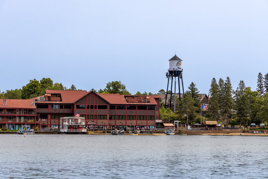 Daytime lakeside view of Breezy Point Resort, on Pelican Lake in northern Minnesota, on August 11, 2026 in Breezy Point, Minnesota, USA