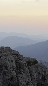 Celestial Dance Over Gidengelmez Mountain Tops