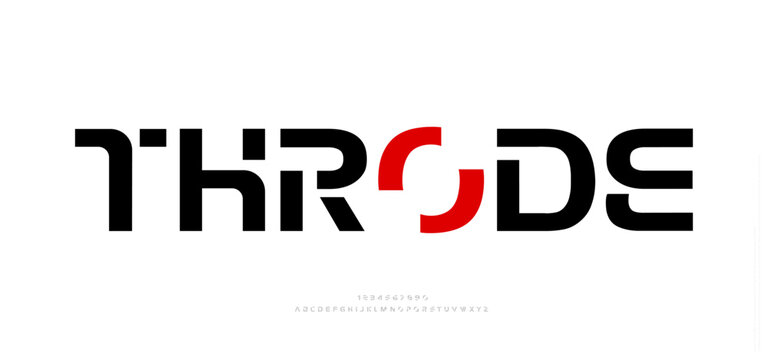 sport modern minimal logo alphabet fonts. Typography minimal urban sans serif digital creative sport logos fonts. vector illustration