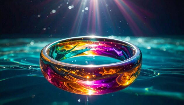 New Year 2009 Blue Planet and Glowing Earth in Space with Stars, Galaxy, Sunlight, Energy and Bright Circular Light Effects, Futuristic Vector Background and Cosmic Design