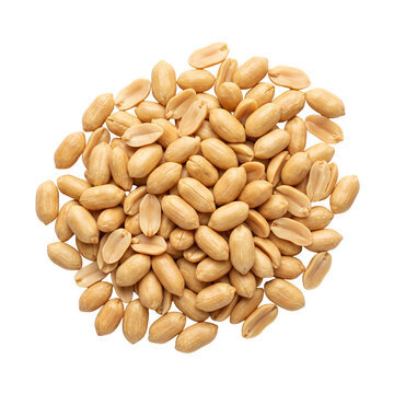 Roasted Peanuts Pile Isolated Transparent Background