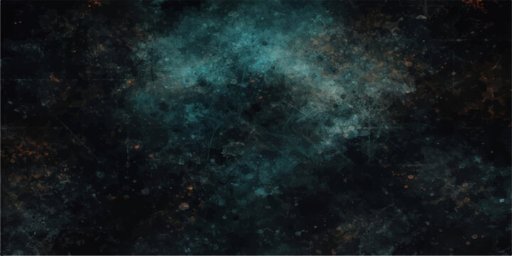 Abstract Space Background with Glowing Stars, Nebula Smoke, Fractal Clouds and Cosmic Light Effects for Futuristic Galaxy and Astronomy Design