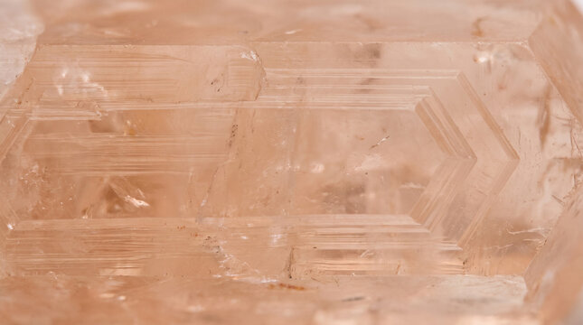 Peach Morganite Crystal Structure for Fine Jewelry Design