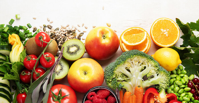 Products containing vitamin C.