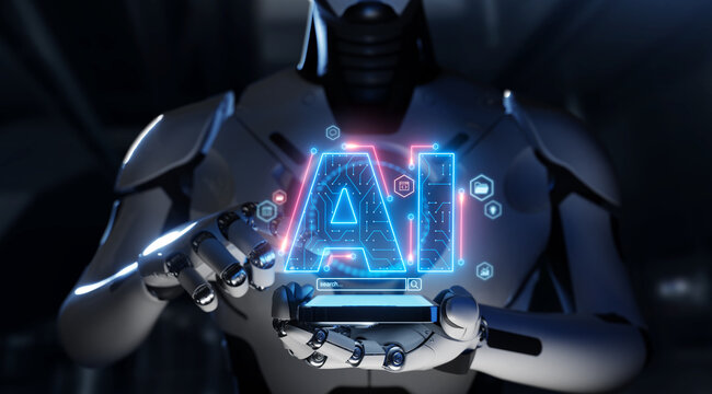 Humanoid Robot Interacting with Agentic AI System and Autonomous AI Agents Platform
