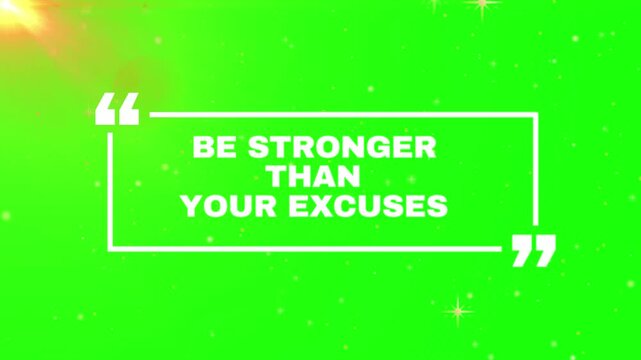 Green screen quote overlay with animated white lines and sparkling particles for video editing with borders subtle sparkling