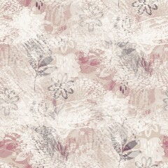 Fototapeta premium Boho chic geometric seamless textile pattern for activewear