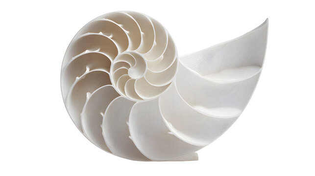Spiral shell staircase design inspired by nautilus