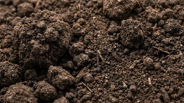 Bare Earth Soil Texture Close Up Earthing