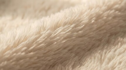 Fototapeta premium Close Up Of Soft Blanket Fibers Tactile Comfort Texture