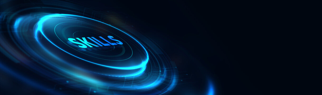 Coach motivation to skills improvement. Education concept. Training. Leadership skills. Human abilities. 3d illustration