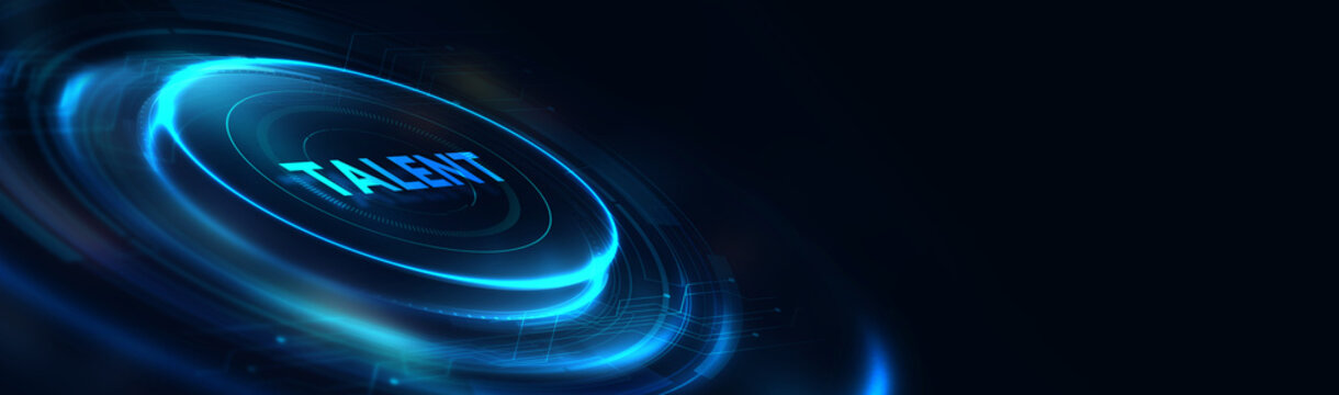Open your talent and potential. Talented human resources - company success. 3d illustration