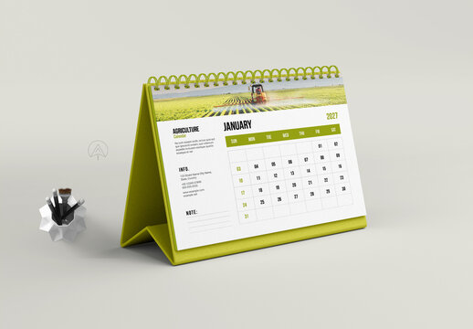2027 Agriculture Desk Calendar
