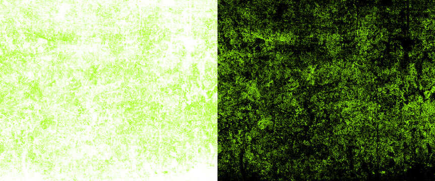Grunge green texture background, split screen abstract paper texture, distressed lime and dark olive green backdrop
