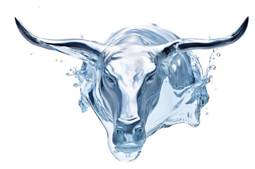 Naklejka premium PNG Bull livestock cattle animal.
