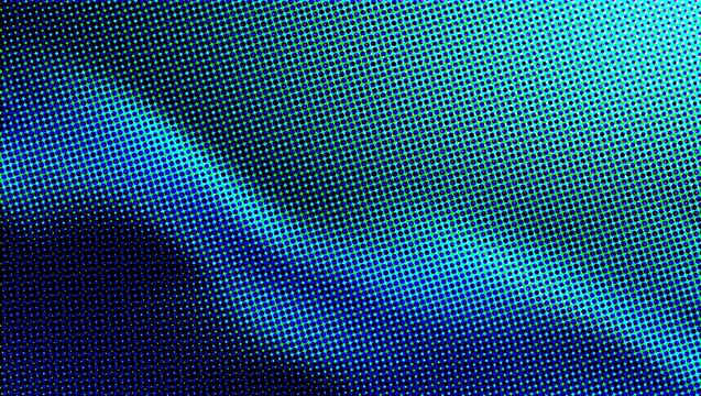 Halftone blue gradient background, abstract wavy texture with dots, modern tech backdrop for digital design