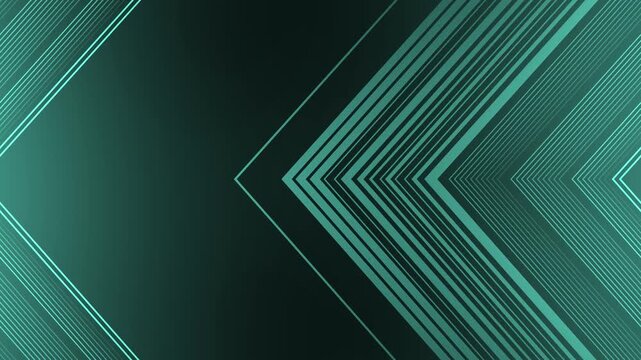 Abstract neon arrow chevron lines on gradient background animation, Arrow line abstract background animated