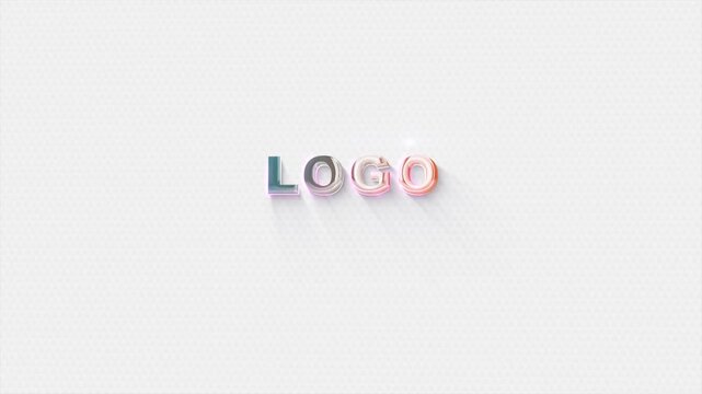 clean minimalist modern elegant waving logo animation. 4k high fps, 3d render, a perfect modern stylish clean presentation to your brand.