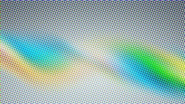 Retro halftone wave background, colorful pop art gradient texture, abstract dotted pattern for creative design