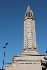 saint-joseph church in le havre in normandy in france © frdric