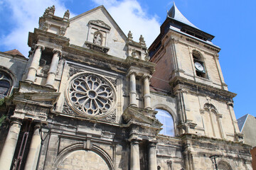 saint-rémy church in dieppe in normandy in france  © frdric