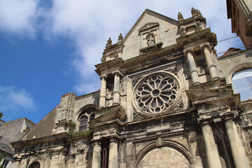 saint-rémy church in dieppe in normandy in france  © frdric