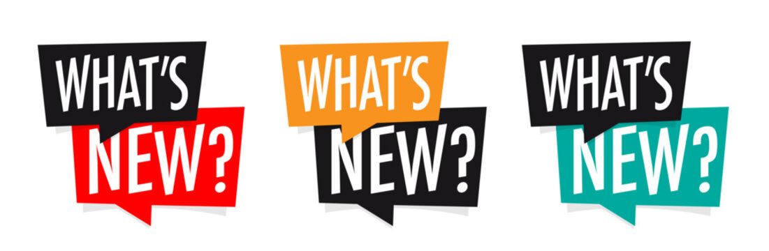 What's new?