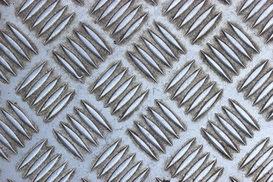 Old stainless steel walkway