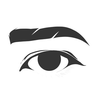 vector illustration of eyes