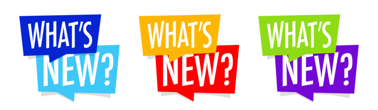 What's new?