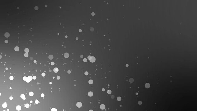 Abstract gradient background bokeh dots and subtle light streaks animation, digital backdrop suitable for technology or creative themes