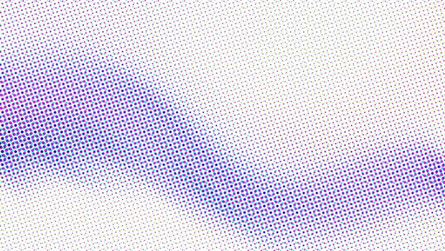 Abstract purple halftone wave background, modern violet dot pattern texture, minimalist gradient halftone illustration for web design Vibrant halftone gradient background