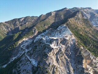 Obraz premium Carrara Marble Quarries in Tuscany