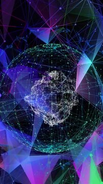 Plexus networks against globe of network of connections