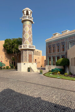 Doha, Qatar - August 22, 2026: Katara Mosque in Katara Cultural Village, popular touristic destination in Doha, Qatar