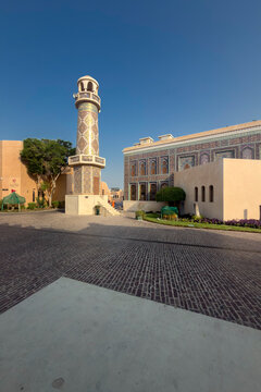 Doha, Qatar - August 22, 2026: Katara Mosque in Katara Cultural Village, popular touristic destination in Doha, Qatar