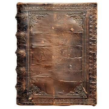 Old leather book cover letterbox mailbox diary.