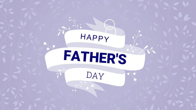 Happy Fathers Day Custom Text Banner