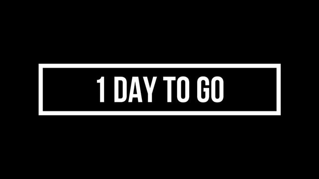 1 day to go badges sale landing page banner