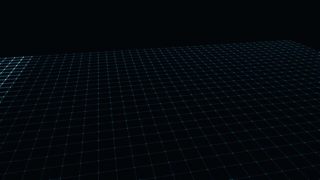 Two Wavefronts Cross A Regular Grid Creating Interference Patterns