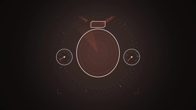 Abstract animated valve releasing a burst of pressure drawn as coral and magenta lines and shapes on a deep dark background. Seamless looping 4K motion graphics video with free space for text, ideal f