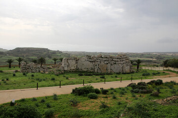 Fototapeta premium The megalithic temple complex Ggantija, Gozo, Malta