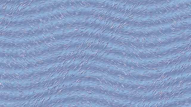 Pastel blue and blush pink tufted textile fibers flowing in a soft seamless current