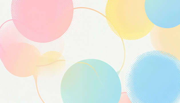 Pastel balloons background, abstract backdrop, soft colors, party decor