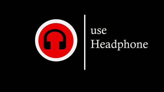  Use Headphones Audio Safety and Listening Concept