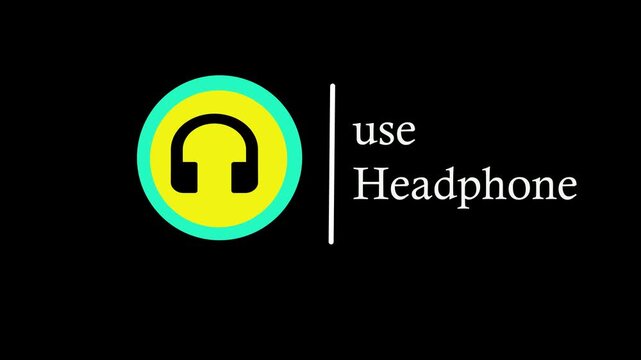  Use Headphones Audio Safety and Listening Concept
