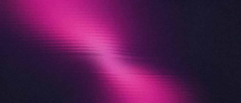Dark fuchsia grainy, luminous hot pink glow, ideal for web pages., atmospheric noise, subtle horizontal lines, abstract gradient