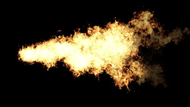 fire flame blast burn vfx overlay footage motion loop animation flamethrower blaze heat compositing isolated cinematic sparks inferno